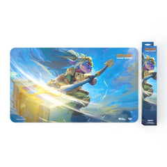 Riftbound – Playmat – Unleashed: Poppy, Keeper of the Hammer-1