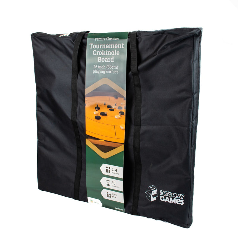 LPG Classics Tournament Crokinole Board and Carry Bag