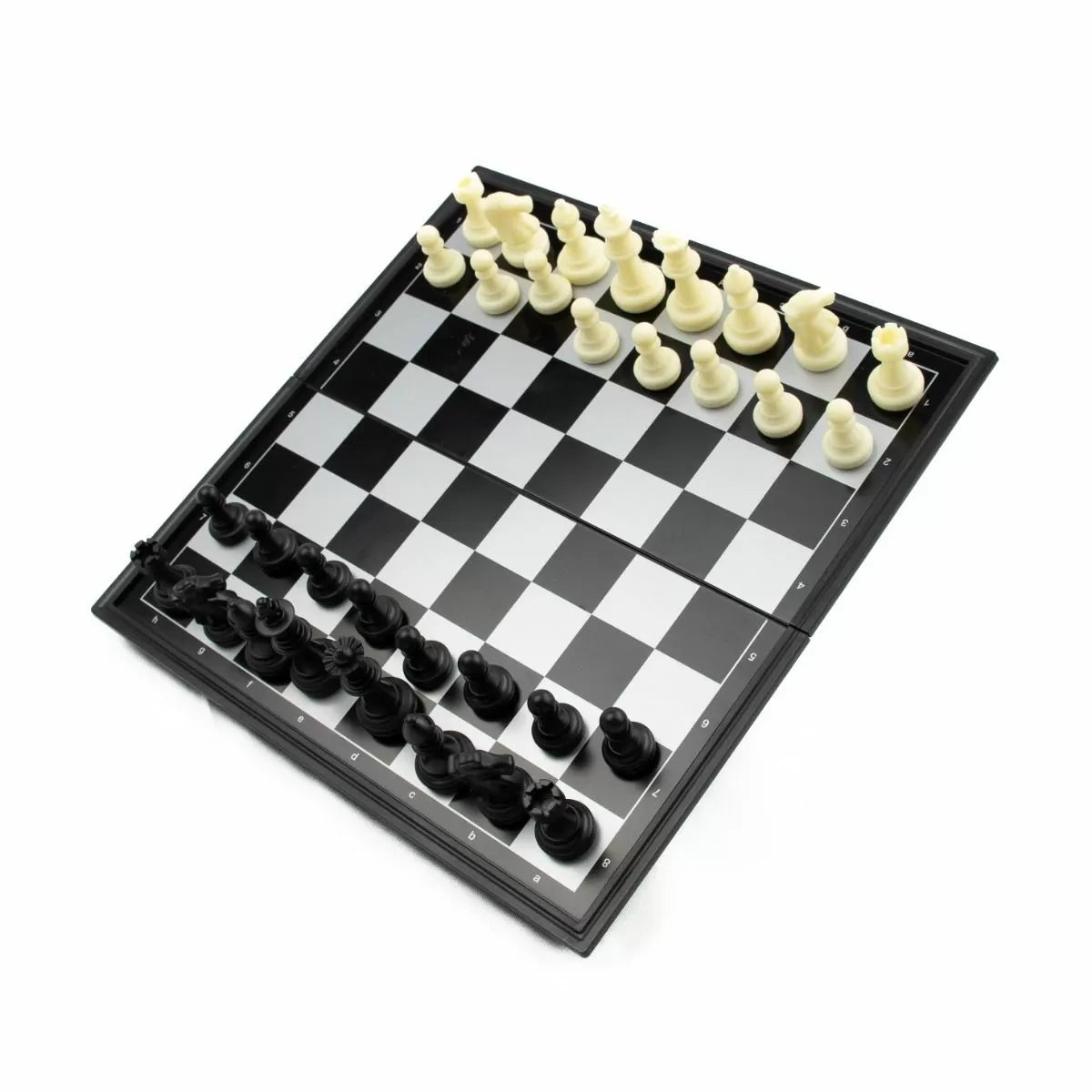 LPG Classics Plastic Magnetic Travel Chess Set - 20 cm Foldable Board-2
