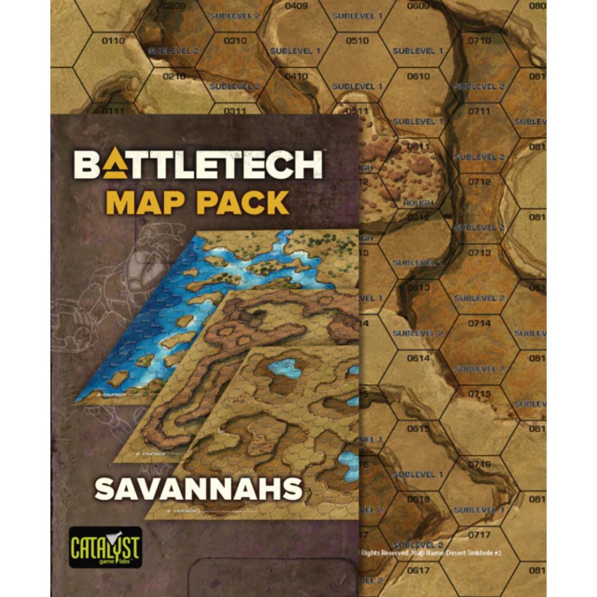 BattleTech: Battletech MapPack Savannah-1