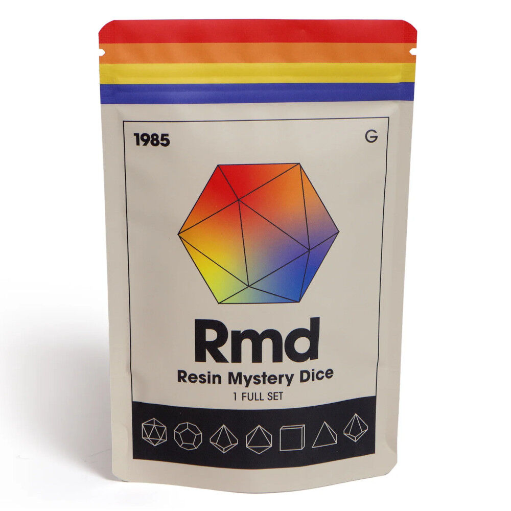 1985 Games Sharp Edge Resin Mystery dice-3