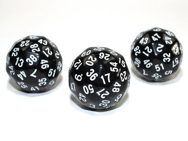 Koplow d60 Single Dice Opaque Black/White