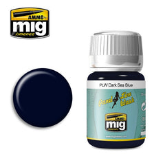 Ammo by MIG -  Panel Line Wash - Dark Sea Blue 35ml