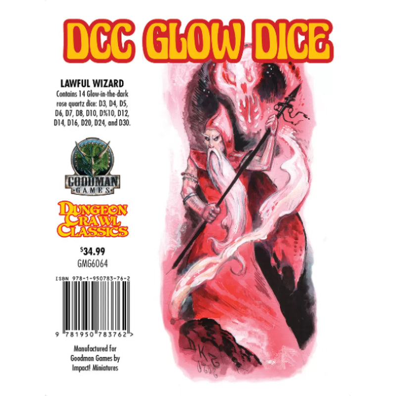 Dungeon Crawl Classics - Glow Dice - Lawful Wizard-1