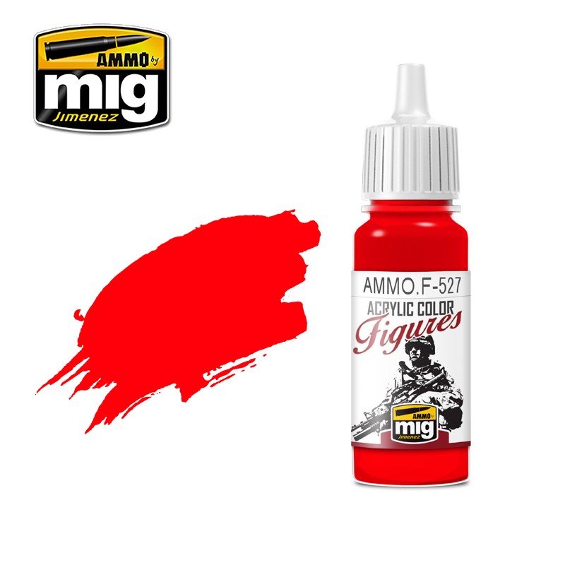 Ammo by MIG -  Figures Paints - Pure Red 17ml