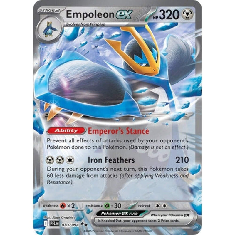 Empoleon ex 070/094  - Holofoil ME02 Phantasmal Flames - Double Rare-1