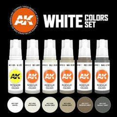 AK Interactive - 3 Gen Sets - White Colors