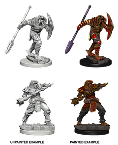 D&D Nolzurs Marvelous Unpainted Miniatures Dragonborn Male Fighter with Spear