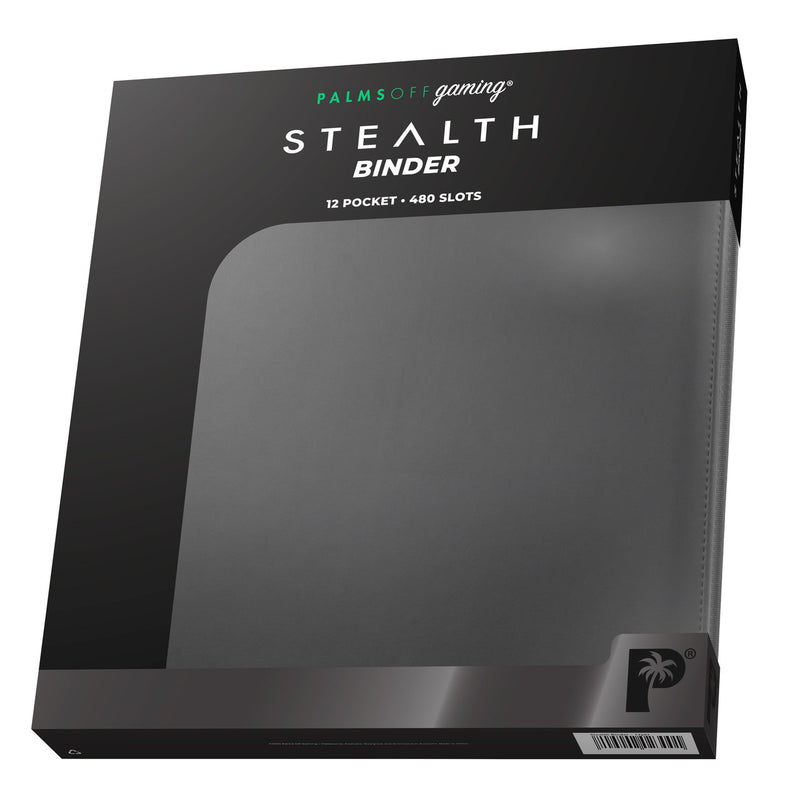 STEALTH 12 Pocket Zip Trading Card Binder - BLACK-1