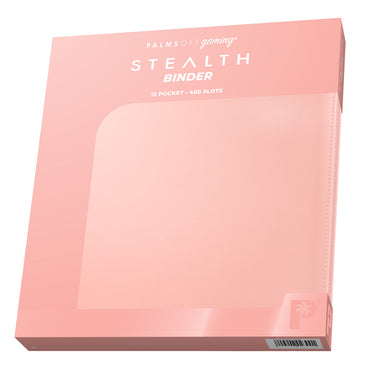 STEALTH 12 Pocket Zip Trading Card Binder - PINK