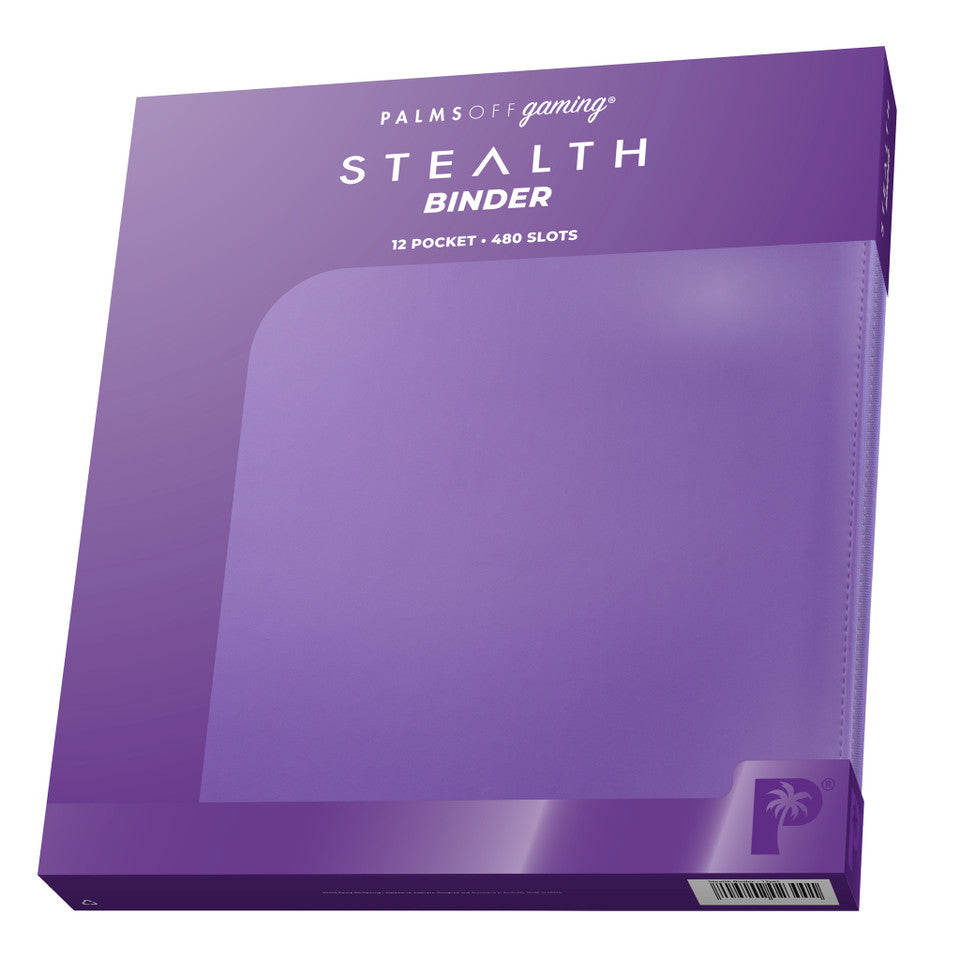 STEALTH 12 Pocket Zip Trading Card Binder - PURPLE