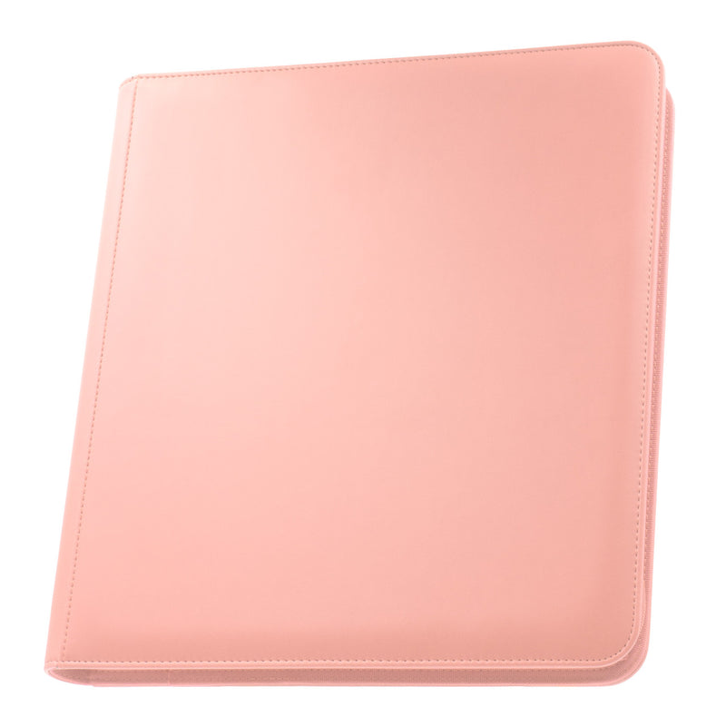 STEALTH 12 Pocket Zip Trading Card Binder - PINK-3
