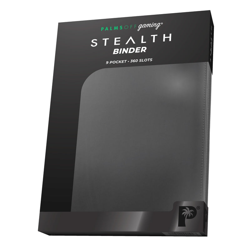 STEALTH 9 Pocket Zip Trading Card Binder - BLACK-1
