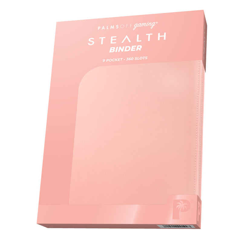 STEALTH 9 Pocket Zip Trading Card Binder - PINK-1