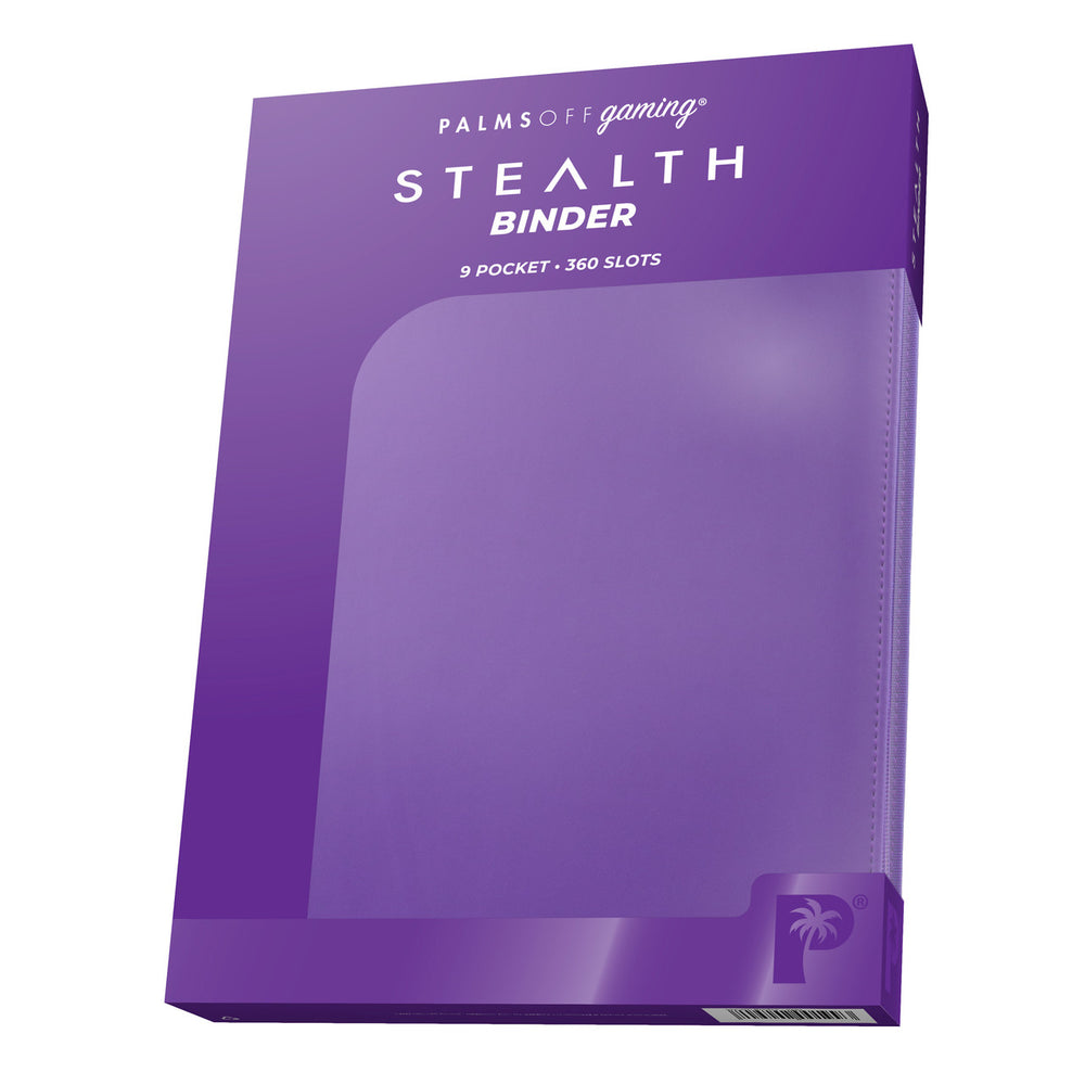 STEALTH 9 Pocket Zip Trading Card Binder - PURPLE