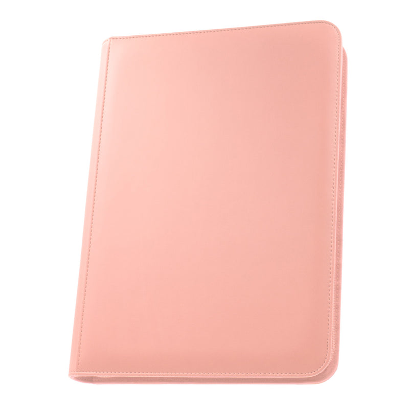 STEALTH 9 Pocket Zip Trading Card Binder - PINK-3