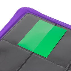 STEALTH 12 Pocket Zip Trading Card Binder - PURPLE