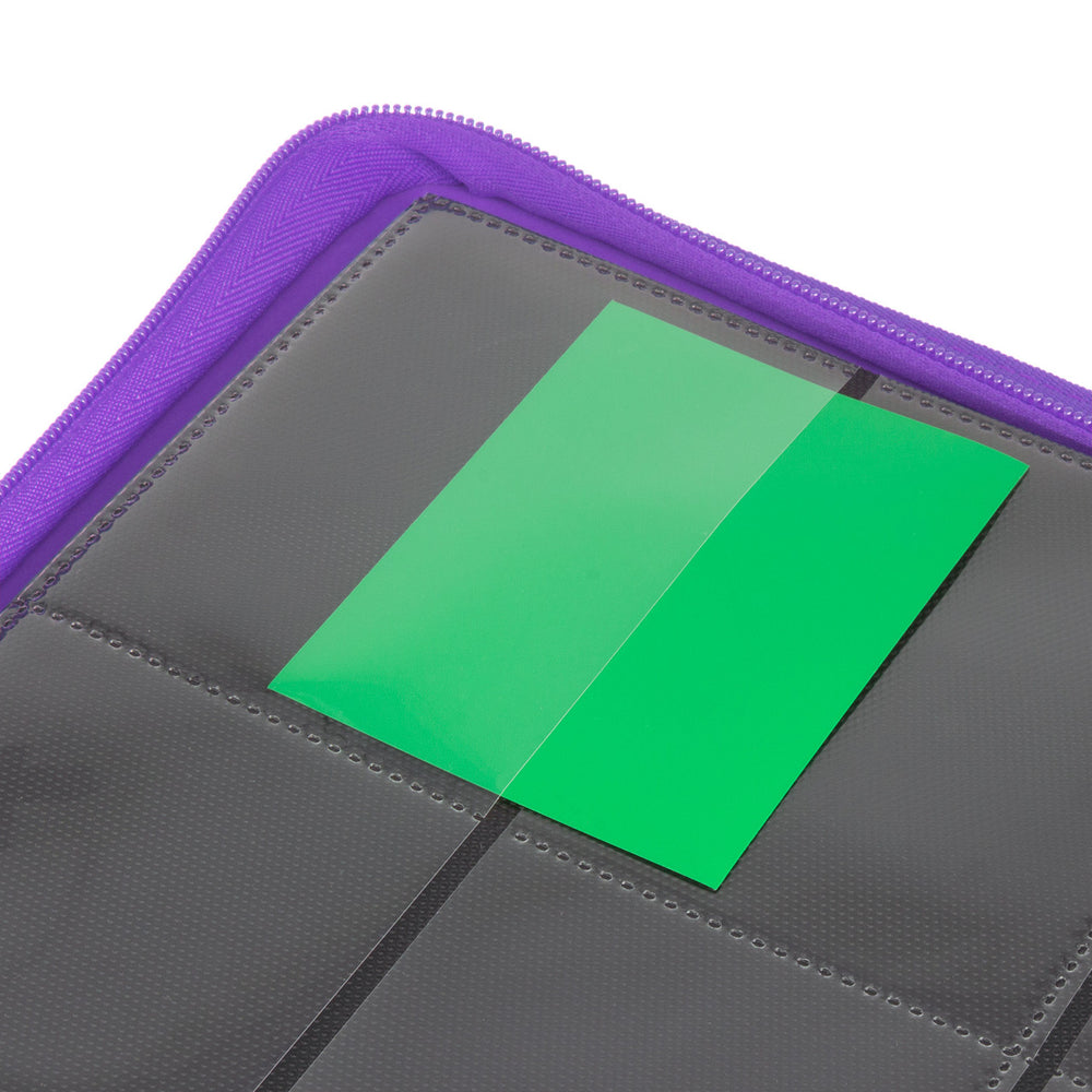 STEALTH 9 Pocket Zip Trading Card Binder - PURPLE