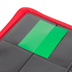 STEALTH 9 Pocket Zip Trading Card Binder - RED-2