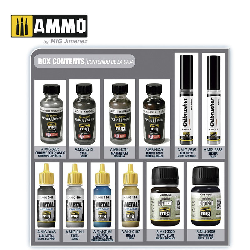 Ammo by MIG Super Pack Metallics