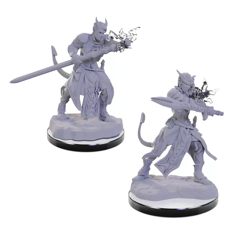 D&D Nolzur's Marvelous Miniatures: Tiefling Warlocks-1