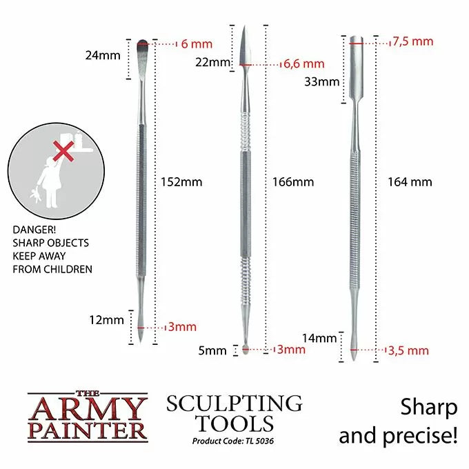 Army Painter Tools - Hobby Sculpting Tools-2