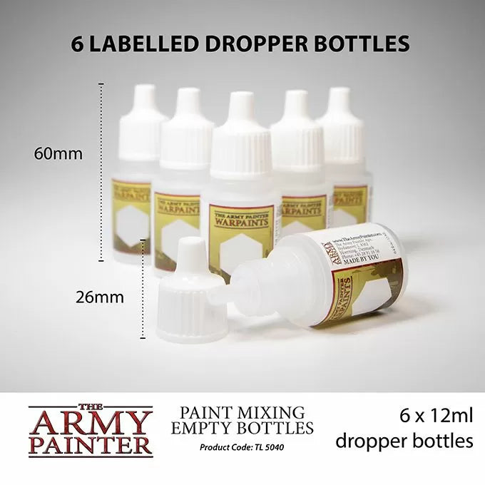 Army Painter Tools - Empty Paint Mixing Bottles