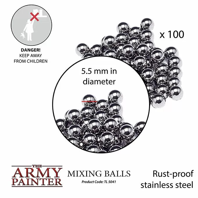 Army Painter Tools - Paint Mixing Balls Stainless Steel-2