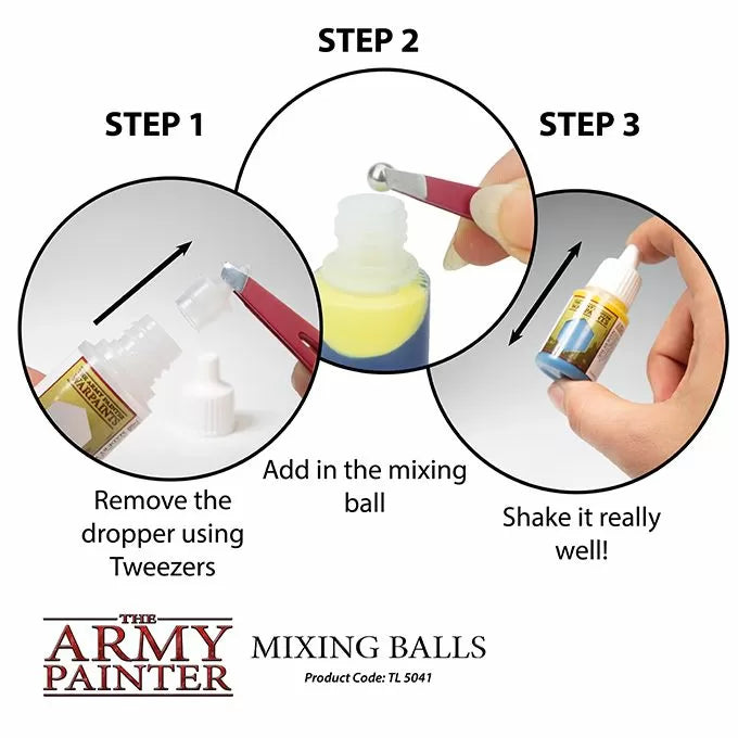 Army Painter Tools - Paint Mixing Balls Stainless Steel-3
