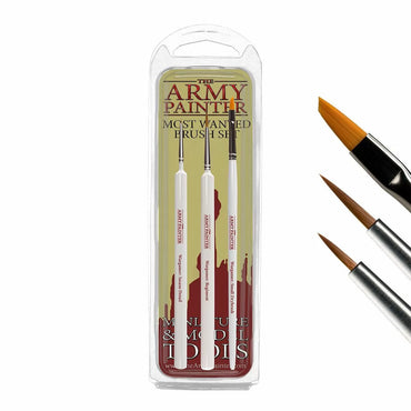 Army Painter Tools - Wargamers Most Wanted Brush Set