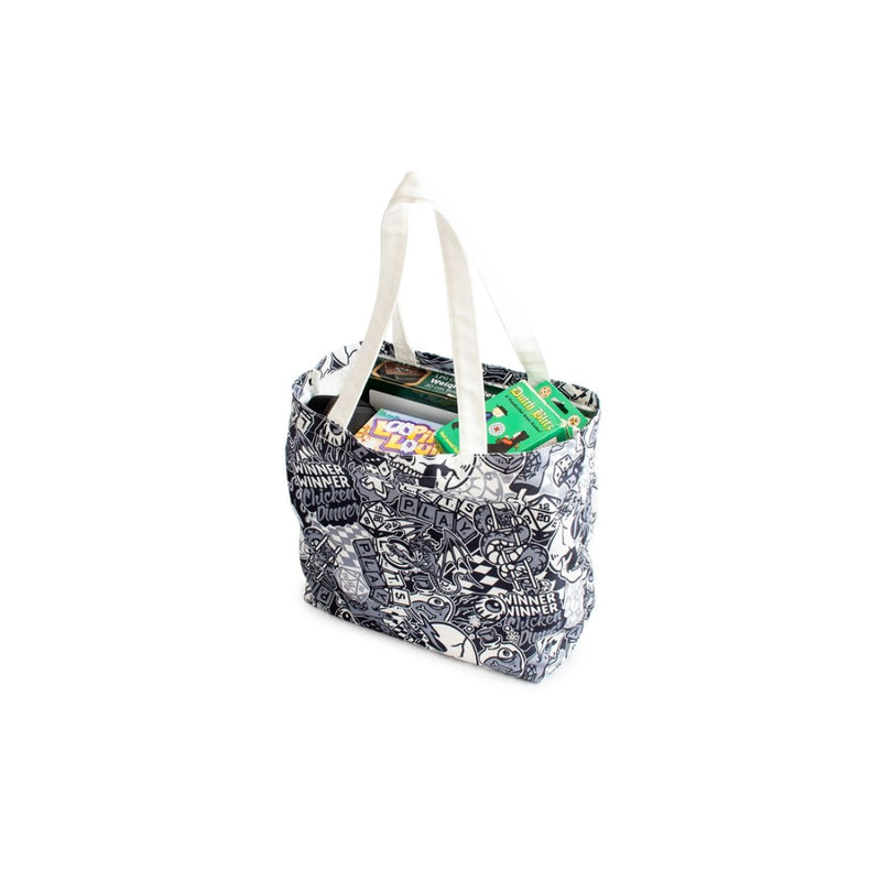 LPG Essentials Tote Bag - Artist Series Cara - B/W-1