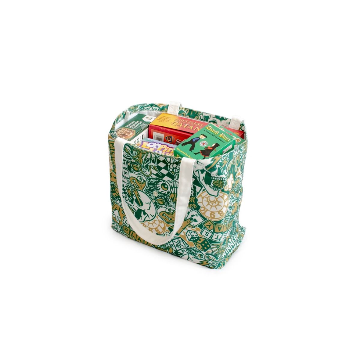 LPG Essentials Tote Bag - Artist Series Cara - Green-2