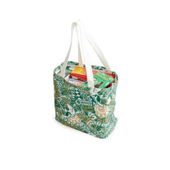 LPG Essentials Tote Bag - Artist Series Cara - Green-1