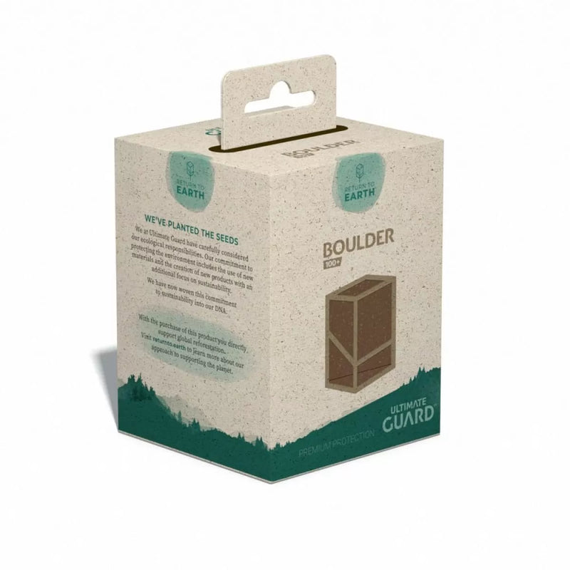 Ultimate Guard Return to Earth Boulder 100+ Deck Box Brown-1