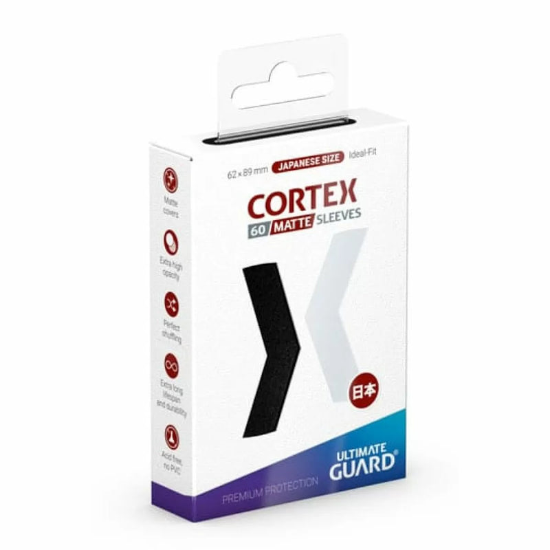 Ultimate Guard Cortex Sleeves Japanese Size Matte Black (60)-1
