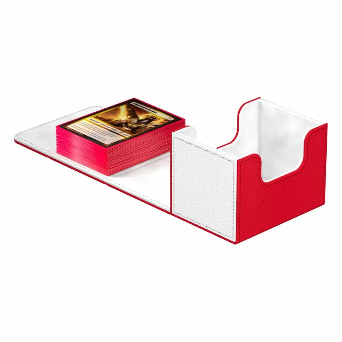 Ultimate Guard Synergy Sidewinder 100+ Red/White Deck Box-2