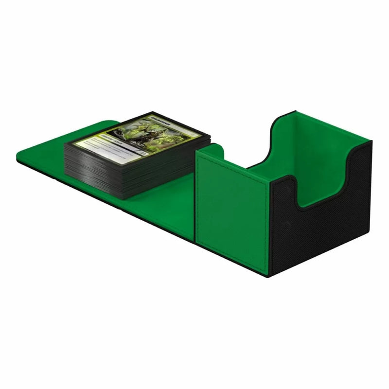 Ultimate Guard Synergy Sidewinder 100+ Black/Green Deck Box-2