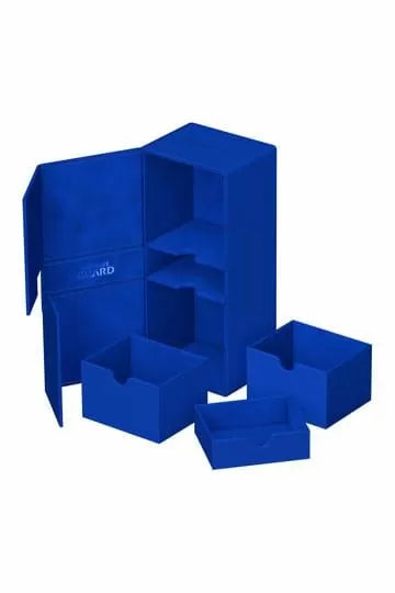 Ultimate Guard Twin Flip n Tray Deck Case 266+ Xenoskin Blue Deck Box-1