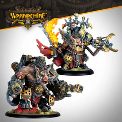 Warmachine: Mercenary: Emperor Carver Ultimus Esquire III & War Boar MMD47-1