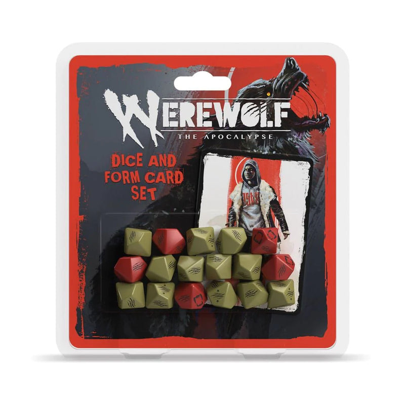 Werewolf: The Apocalypse RPG - Dice and Form Card Set-1