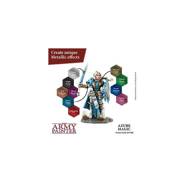 Army Painter - Metallics - Azure Magic Acrylic Paint 18ml