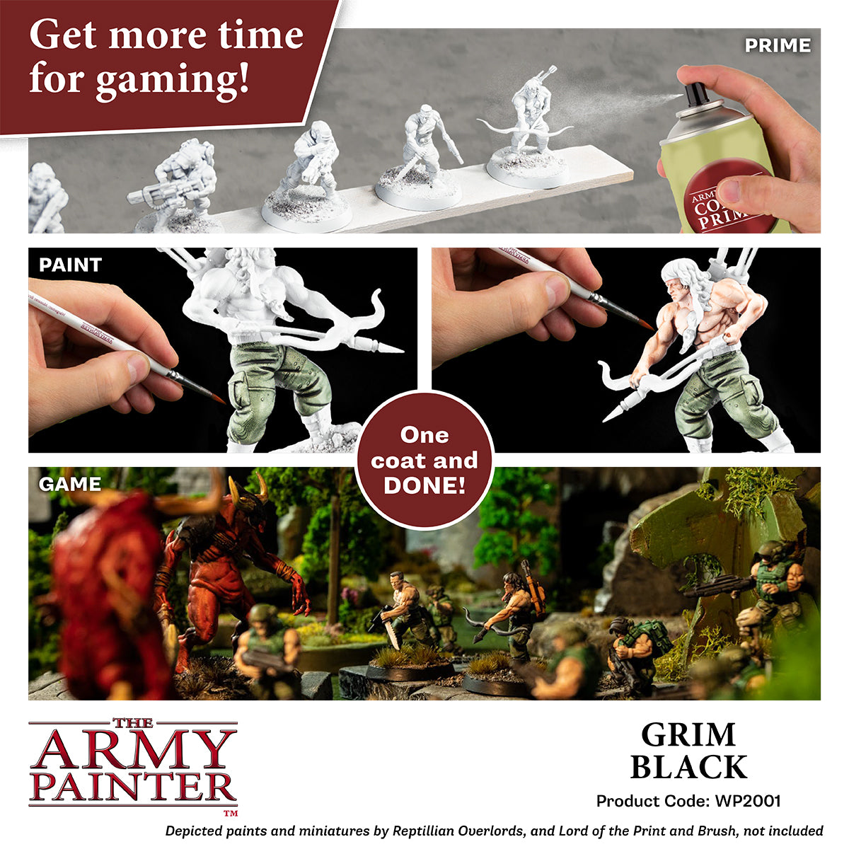 Army Painter Speedpaint - Grim Black 18ml