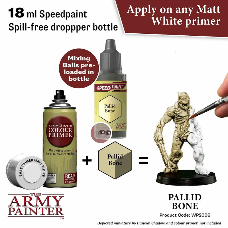 Army Painter Speedpaint - Pallid Bone 18ml-2
