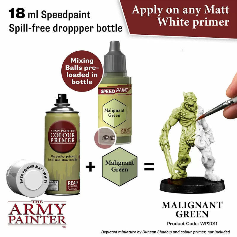 Army Painter Speedpaint - Malignant Green 18ml-2