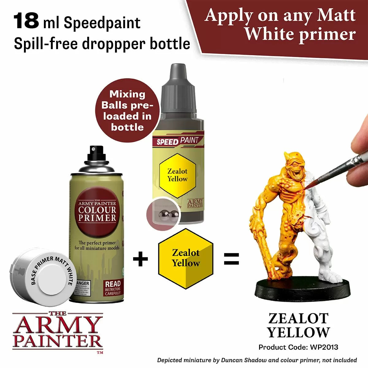 Army Painter Speedpaint - Zealot Yellow 18ml-2
