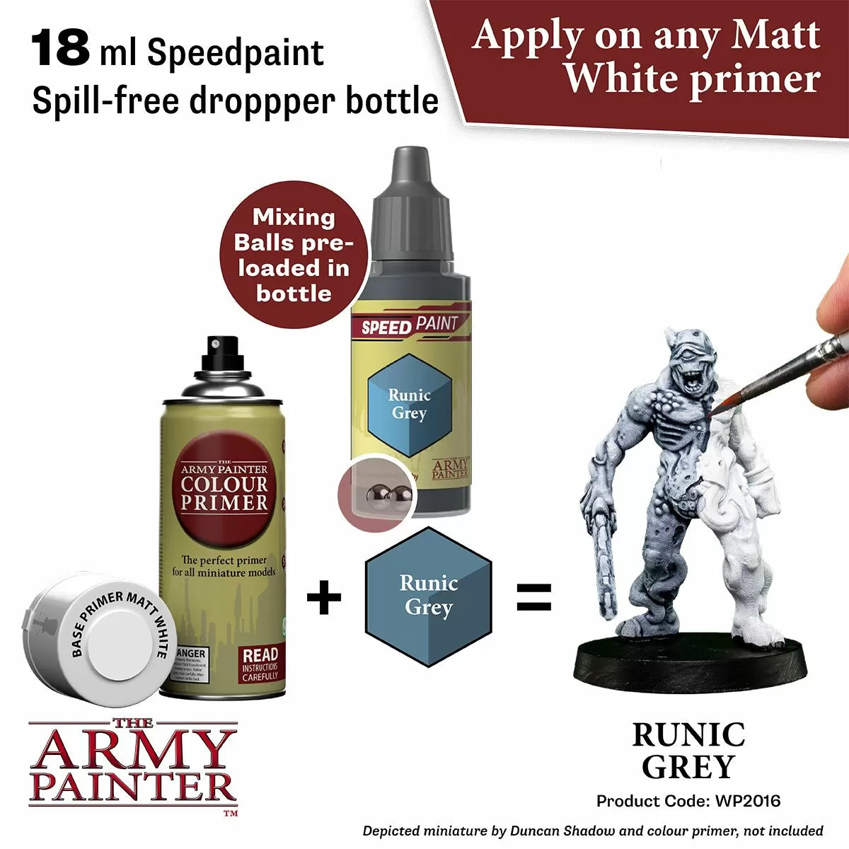 Army Painter Speedpaint - Runic Grey 18ml-2