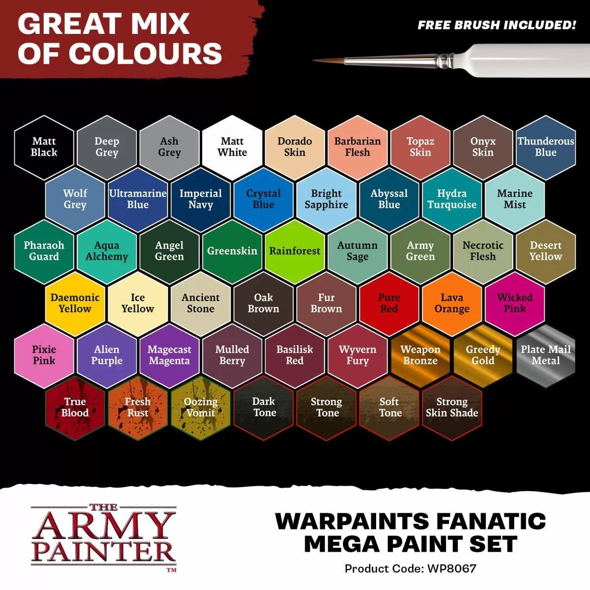 Army Painter - Warpaints Fanatic - Mega Paint Set-2