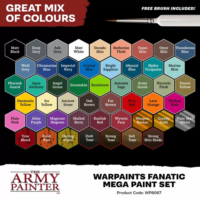Army Painter - Warpaints Fanatic - Mega Paint Set-2