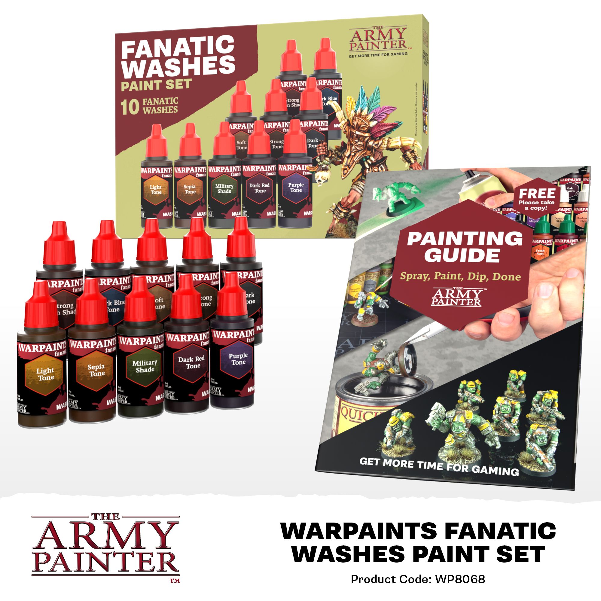 Army Painter - Warpaints Fanatic - Washes Paint Set-3