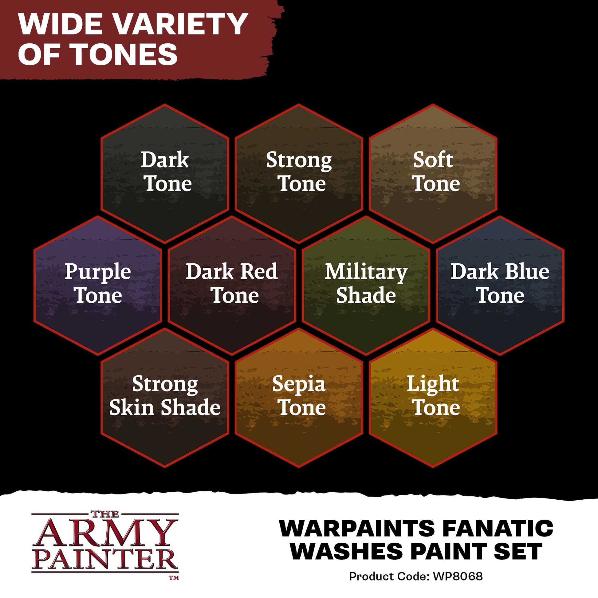 Army Painter - Warpaints Fanatic - Washes Paint Set-2